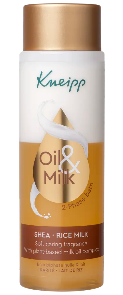 Kneipp Oil & Milk 2-Fasen Bad - Shea Rijstmelk
