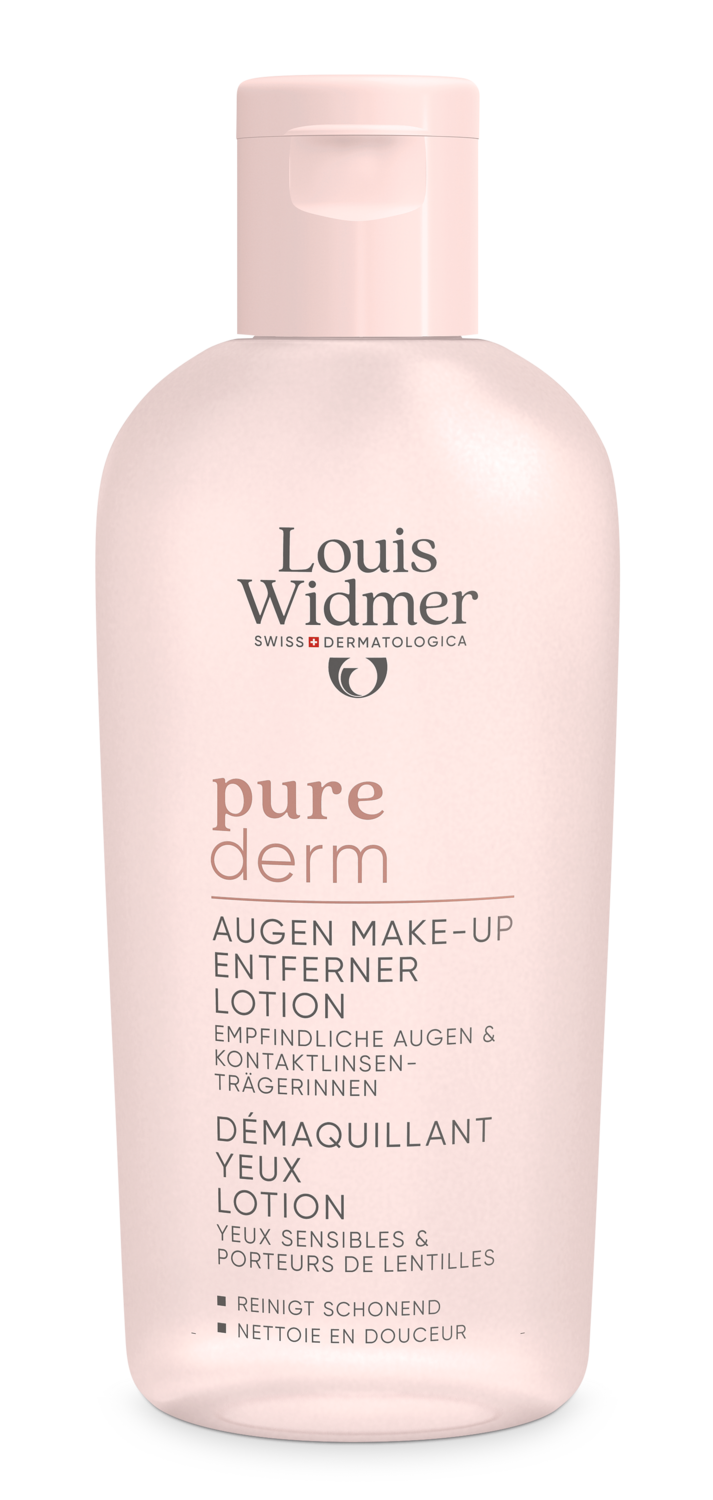 Louis Widmer Purederm Oogmake-up Reiniging Lotion Zonder Parfum