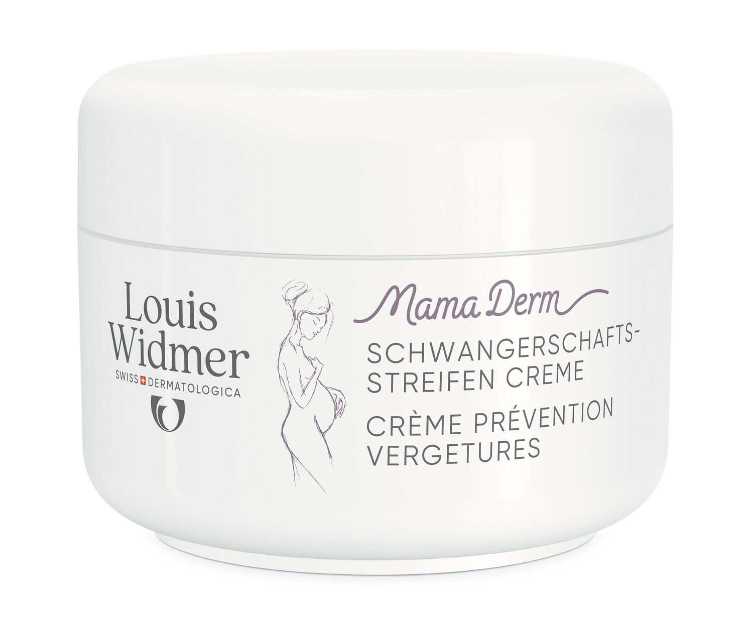 Louis Widmer MamaDerm Crème Tegen Striemen Licht Geparfumeerd