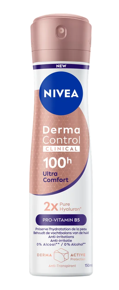 Nivea Derma Control Clinical 100H Ultra Comfort Anti-transpirant Spray