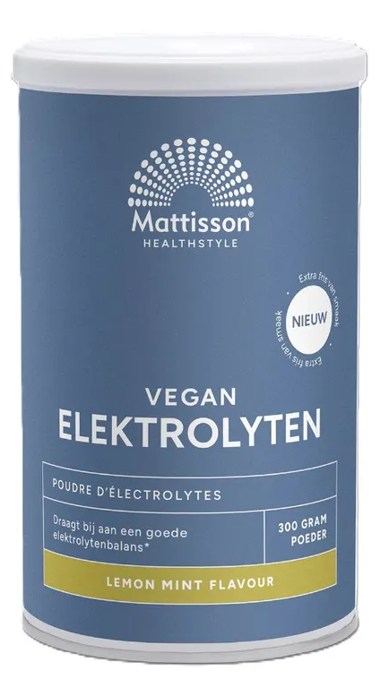 Mattisson HealthStyle Elektrolyten Poeder Lemon-Mint