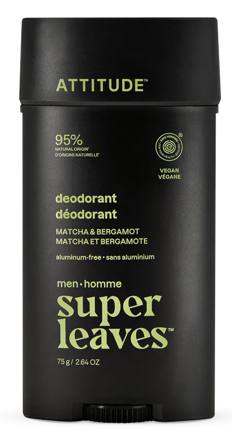 Attitude Super Leaves Men Matcha & Bergamot Deodorant