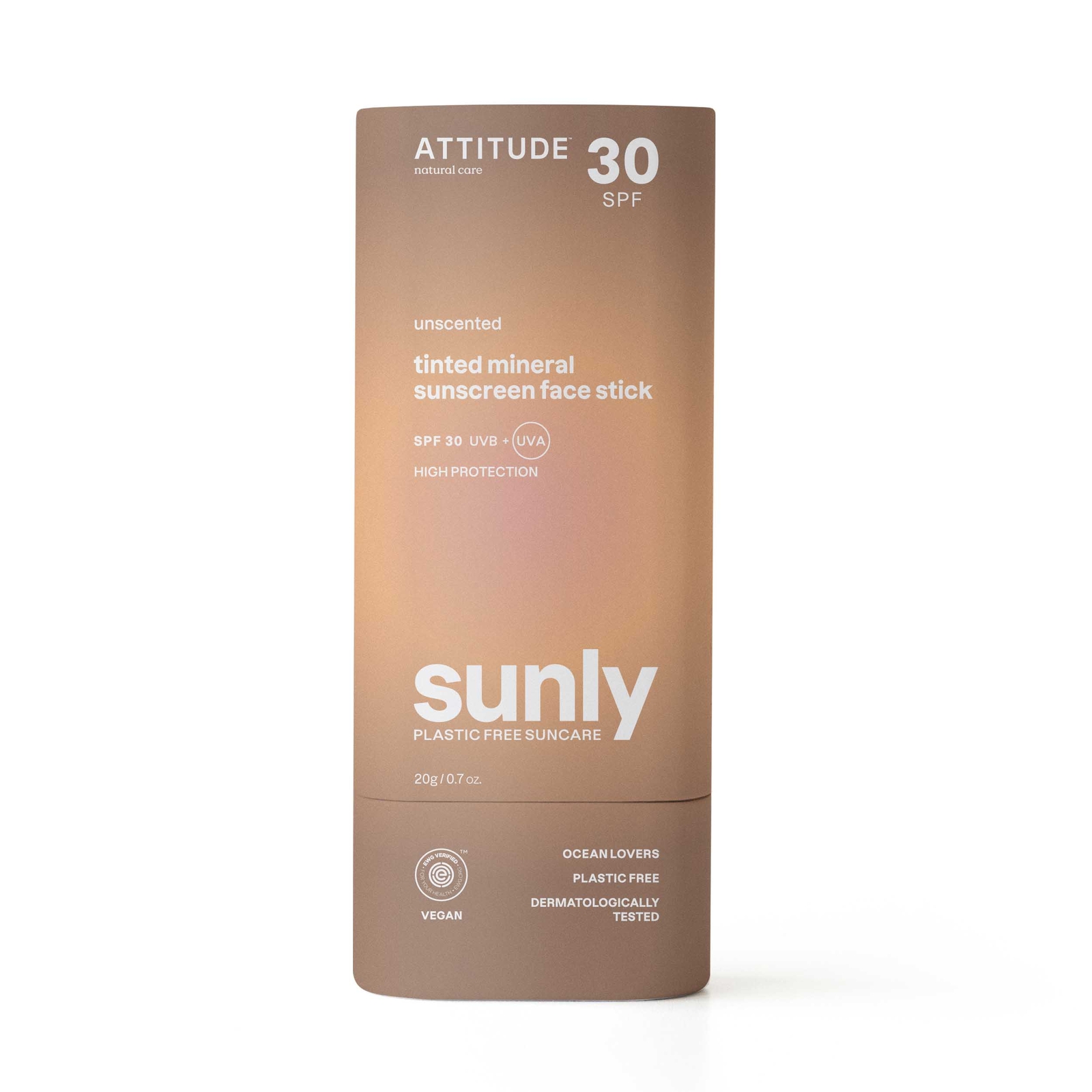 Attitude Sunly SPF30 Tinted Sunscreen Face Stick