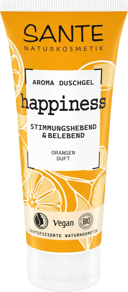 Sante Naturkosmetik Happiness Sinaasappel Douchegel