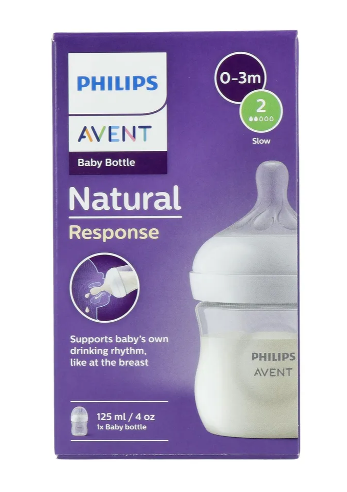 Avent Natural Response Babyfles 0-3 Maanden 125ml