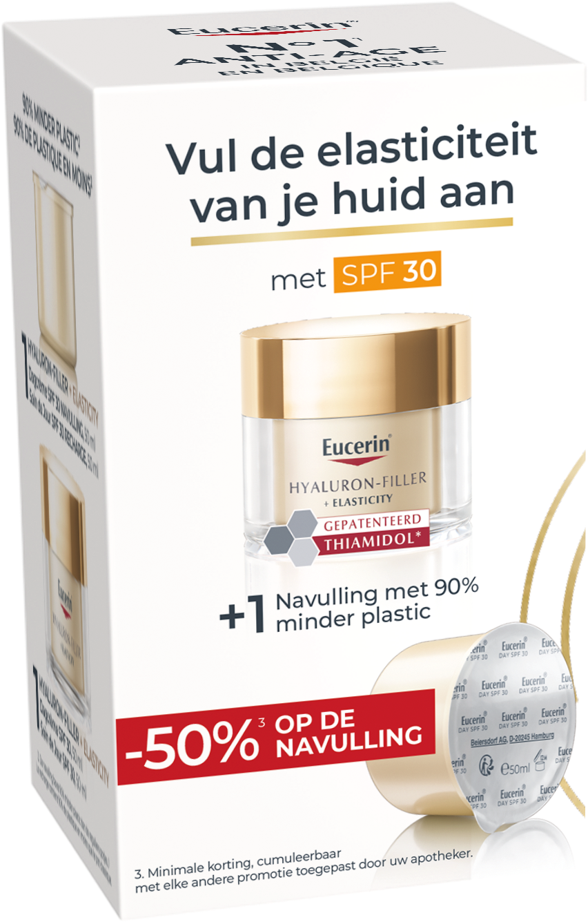 Eucerin Hyaluron-Filler Elasticity Dagcrème SPF30 + Navulling