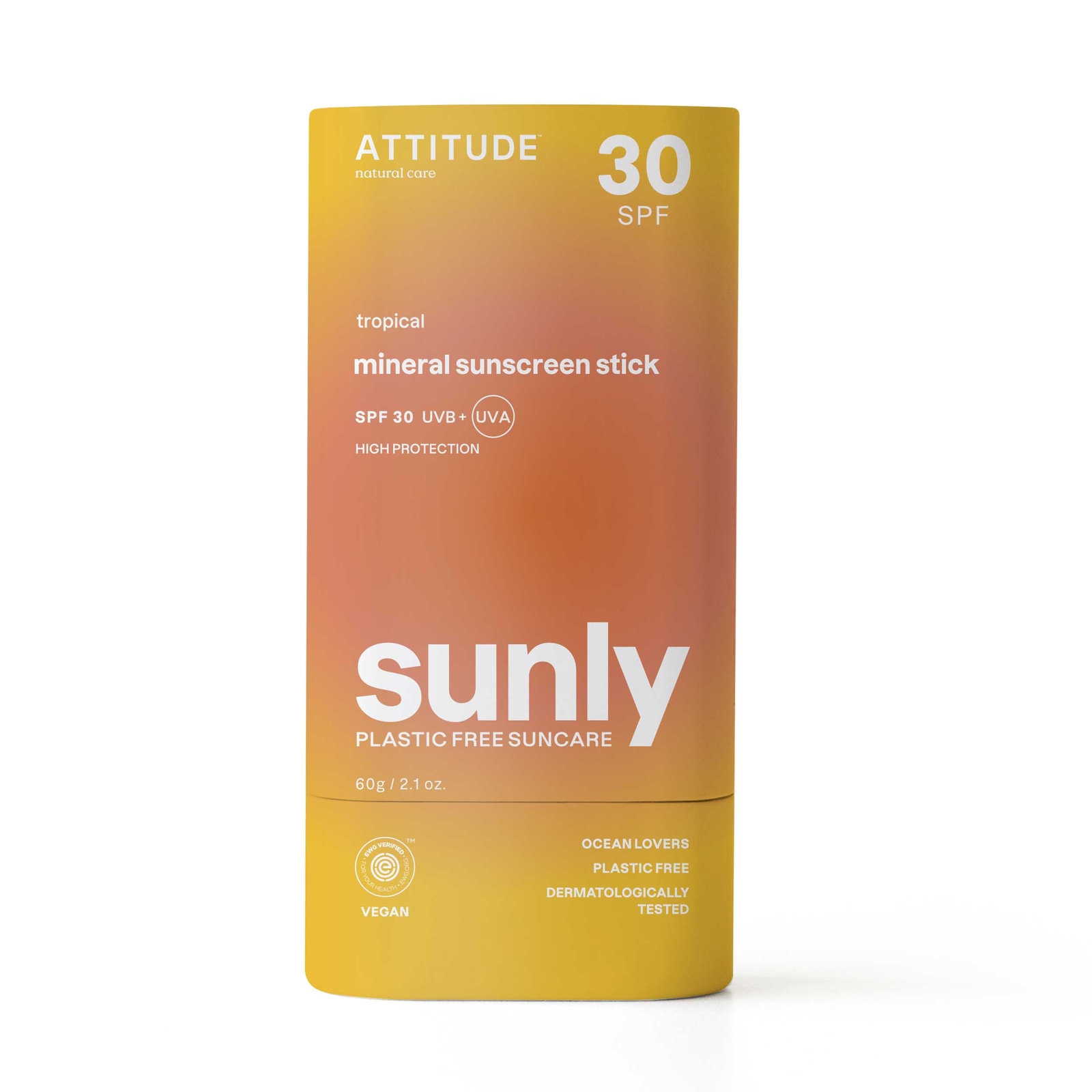 Attitude Sunly SPF30 Tropical Sunscreen Stick