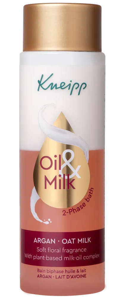 Kneipp Oil & Milk 2-Fasen Bad - Argan Havermelk