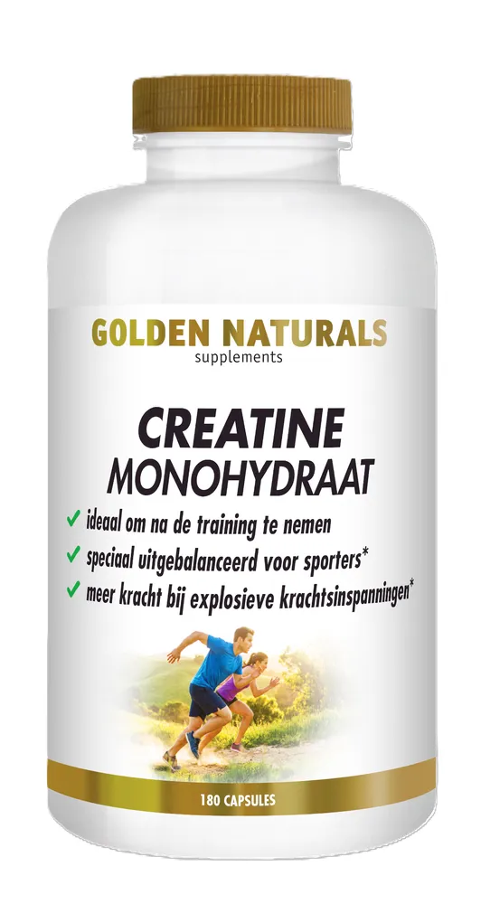 Golden Naturals Creatine Monohydraat Capsules