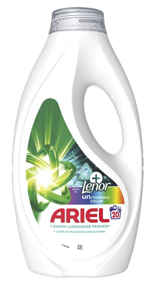 Ariel Vloeibaar Wasmiddel + Lenor Unstoppables Color