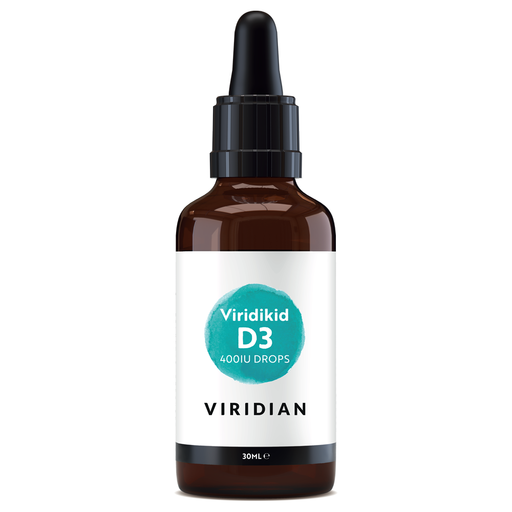 Viridian Viridikid Vitamin D3 400IU Druppels