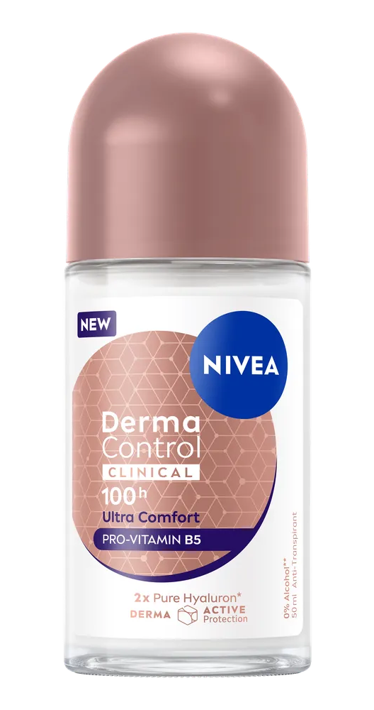 Nivea Derma Control Clinical 100H Ultra Comfort Anti-transpirant Roller