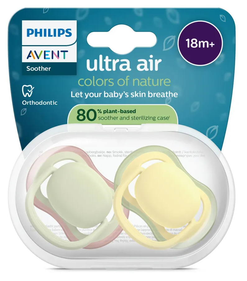 Avent Ultra Air Fopspeen Colors of Nature 18M+