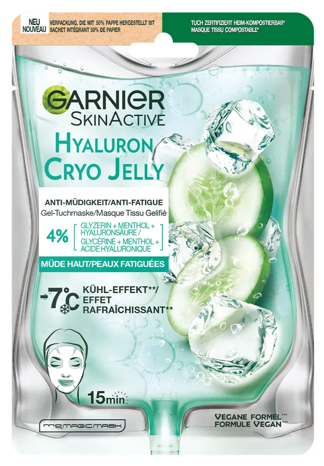 Garnier SkinActive Hyaluron Cryo Jelly Gel Tissue Masker