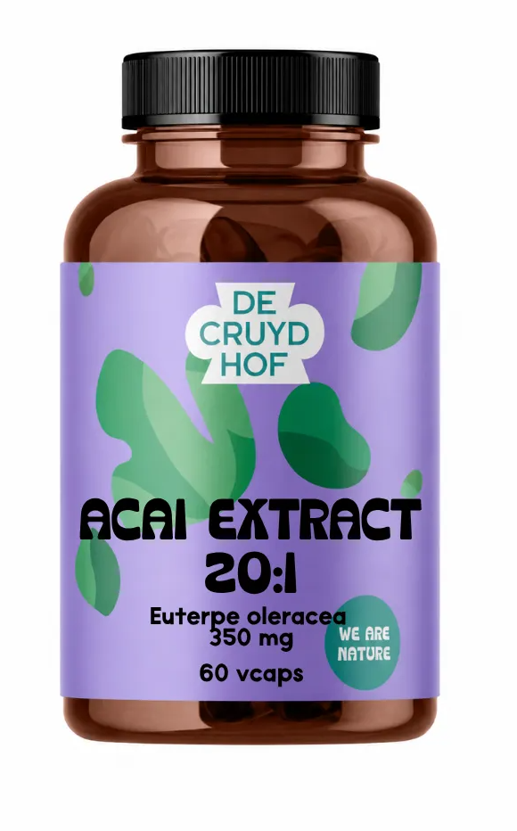 Cruydhof Acai Extract 20:1 Capsules