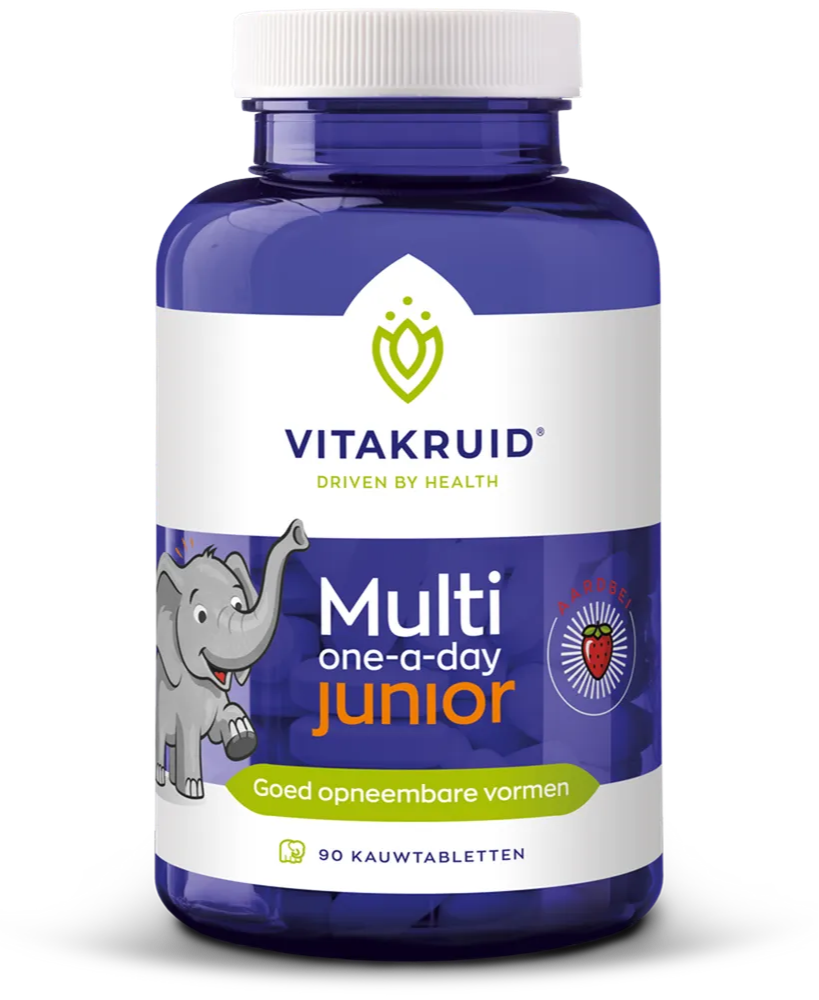 Vitakruid Multi one-a-day Junior Kauwtabletten
