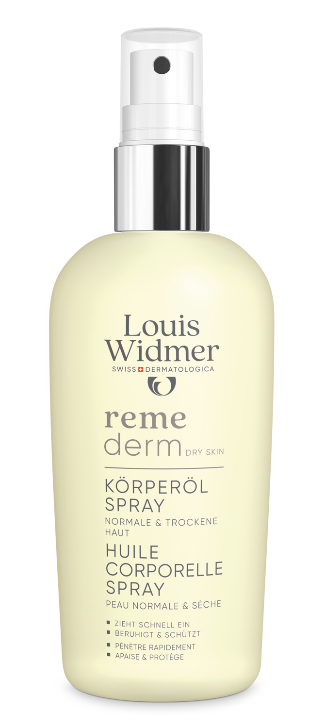 Louis Widmer Remederm Lichaamsolie Spray Licht Geparfumeerd