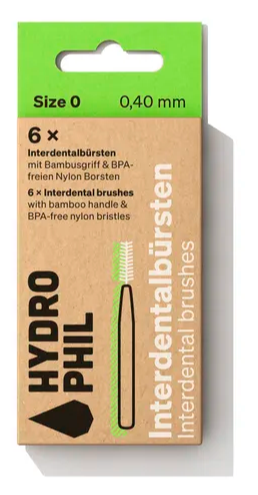 Hydrophil Interdental Brushes 0,40 mm Bamboe