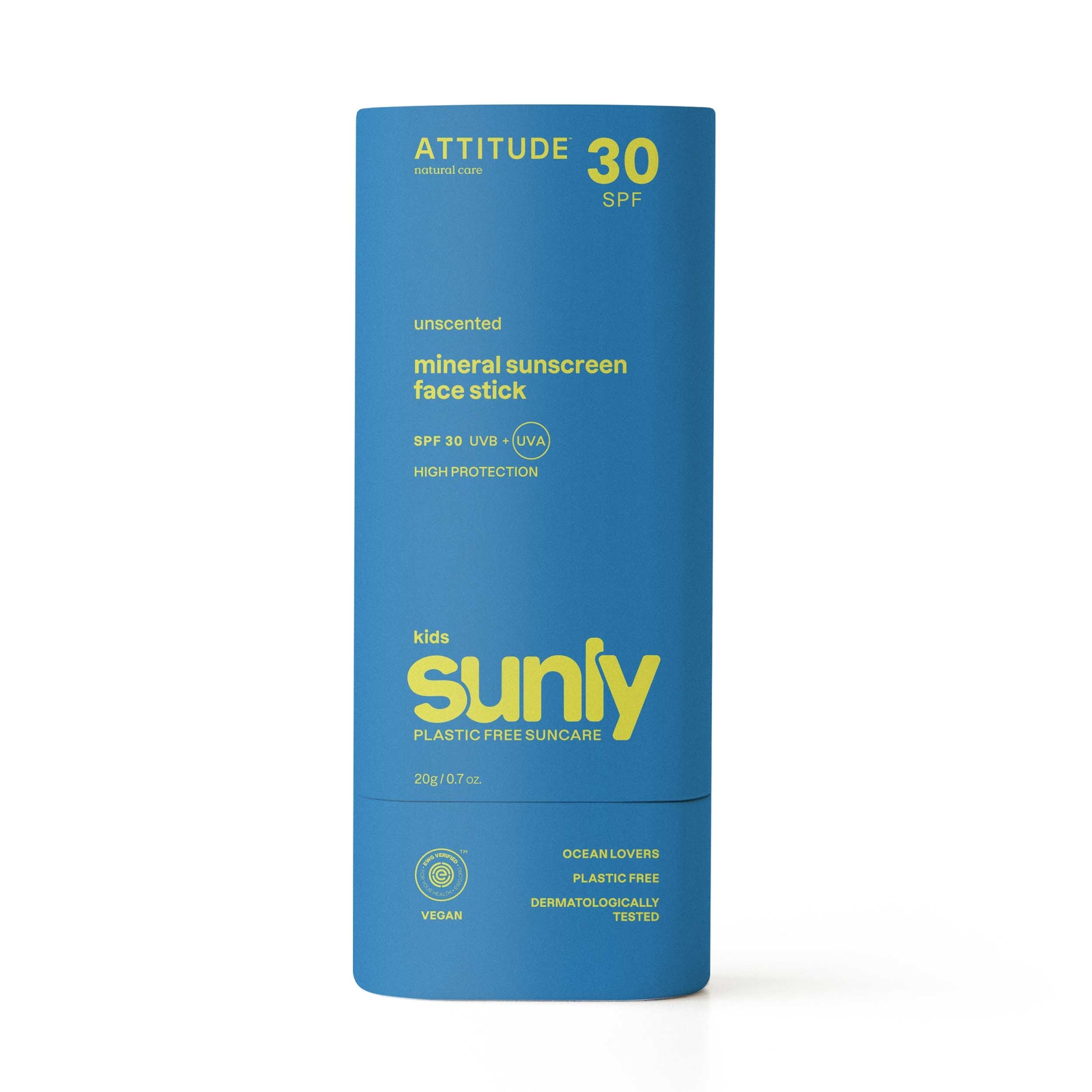 Attitude Kids Sunly SPF30 Sunscreen Face Stick