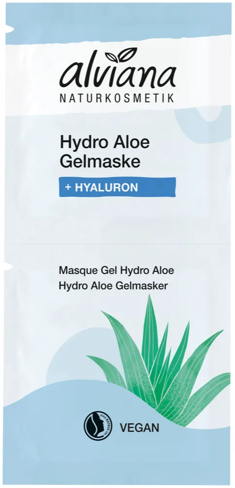 Alviana Hydro Aloë Gelmasker +Hyaluron