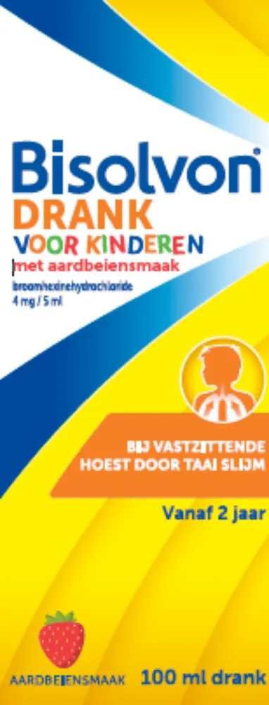 Bisolvon Drank Voor Kinderen met Aardbeiensmaak