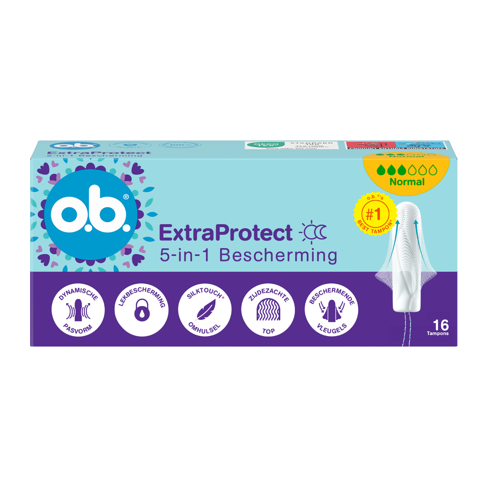 OB Extra Protect Tampons Normal
