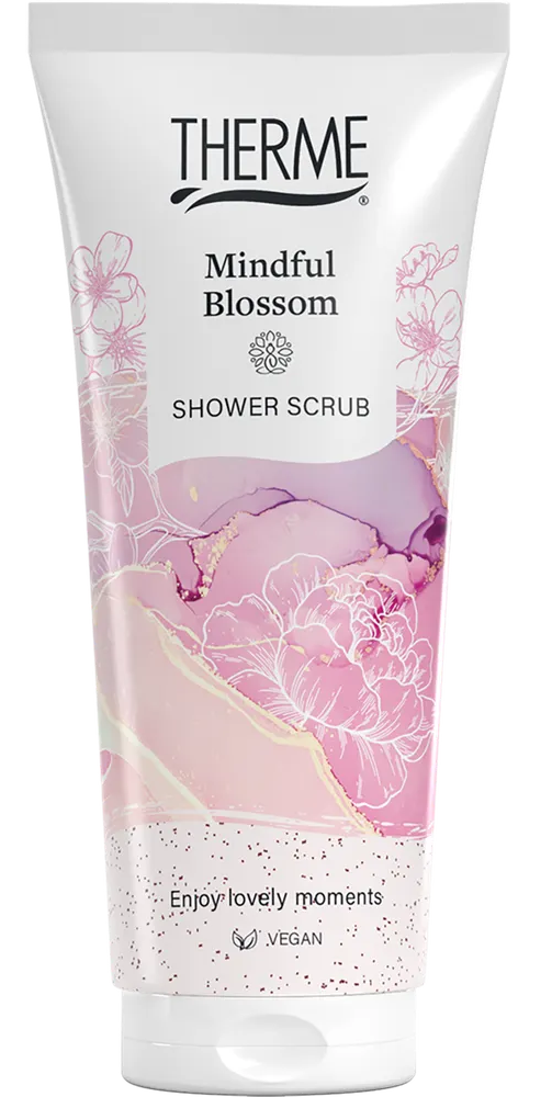 Therme Mindful Blossom Shower Scrub
