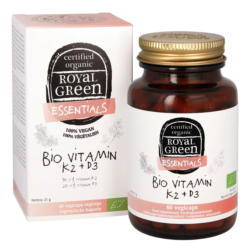 Royal Green Vitamin K2 + D3 Bio Capsules