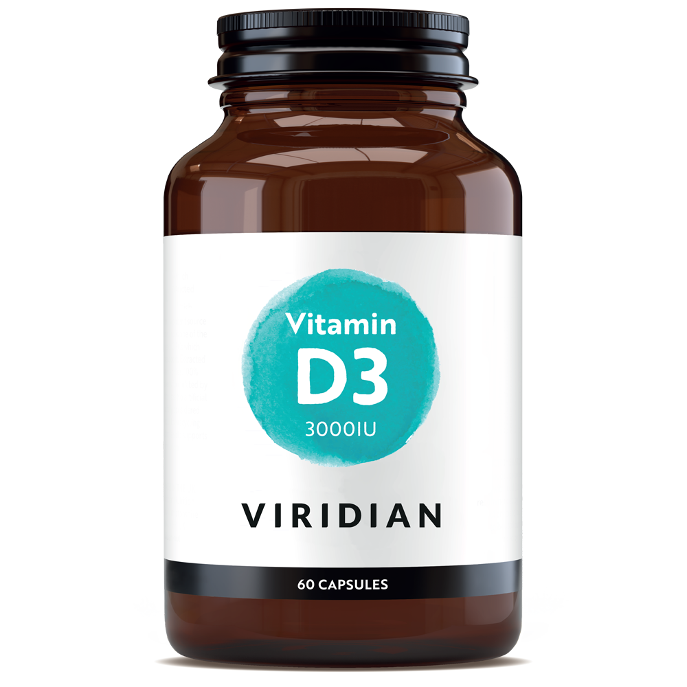 Viridian Vitamin D3 3000IU Capsules
