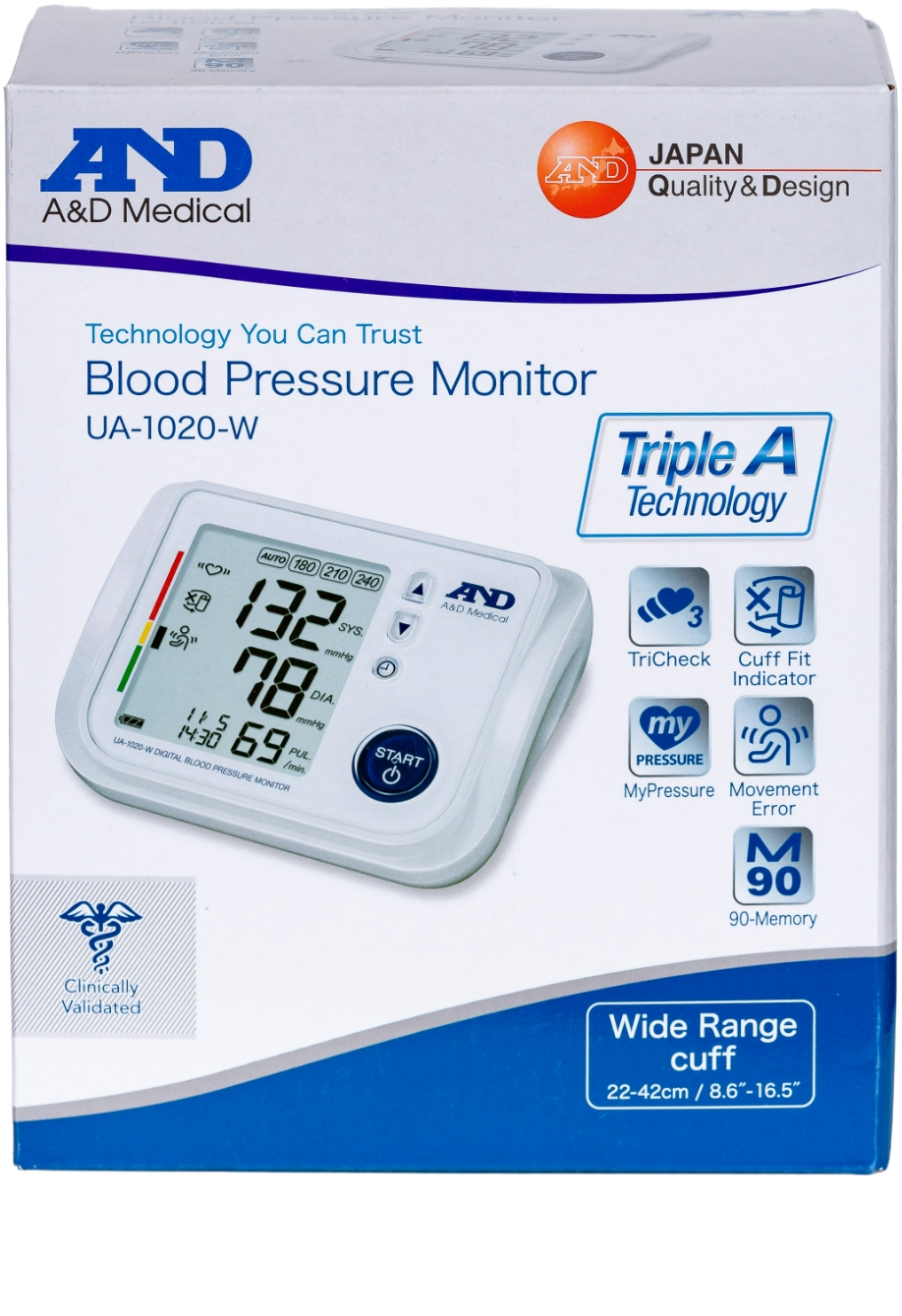 AND UA-1020-WAF Bovenarm Bloeddrukmeter