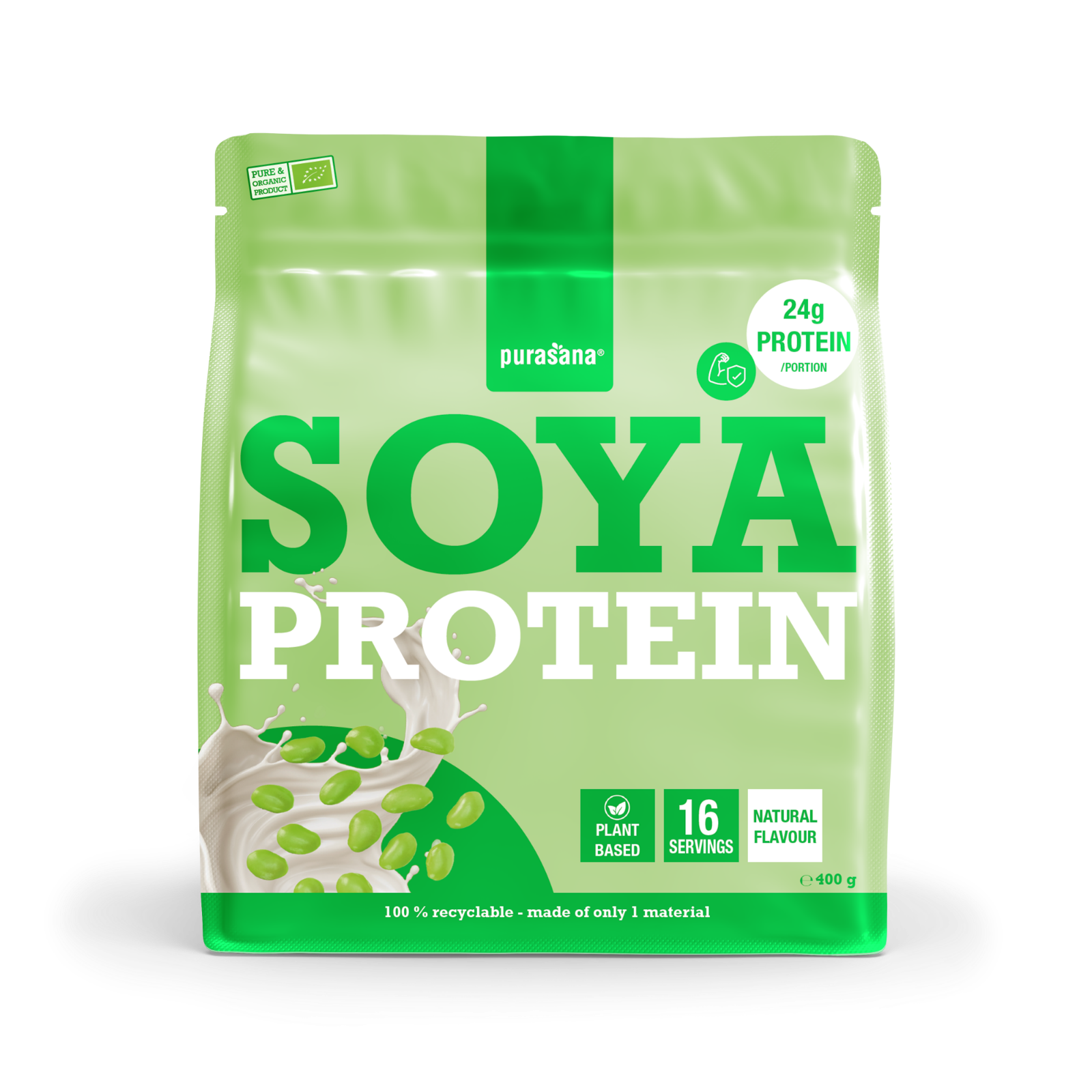 Purasana Soya Protein Powder Natural
