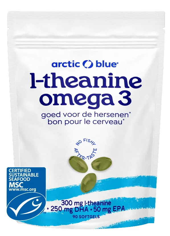 Arctic Blue L-Theanine Omega 3 Softgels