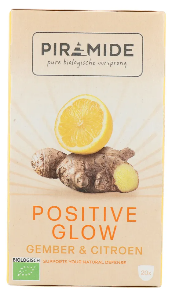 Piramide Positive Glow Gember & Citroen Thee