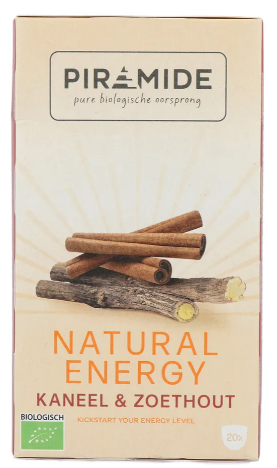 Piramide Natural Energy Kaneel & Zoethout Thee