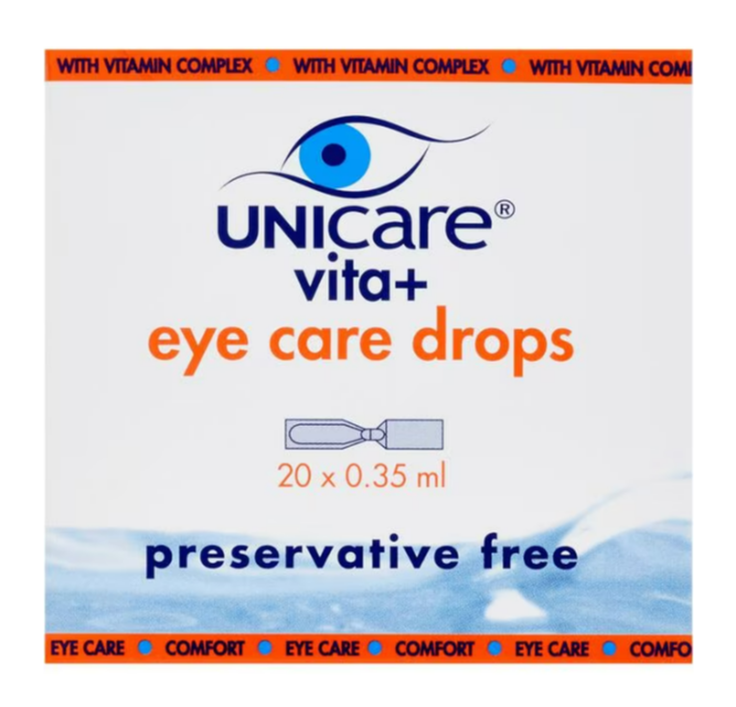 Unicare Vita Eye Care Drops Ampullen 20 x 0.35ml