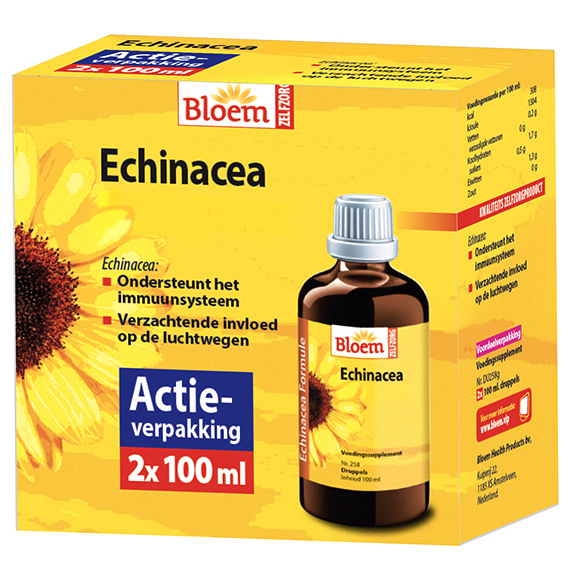 Bloem Echinacea Druppels Duopak
