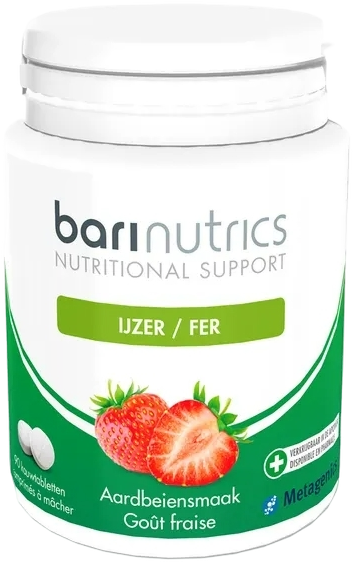 Metagenics BariNutrics IJzer Kauwtabletten