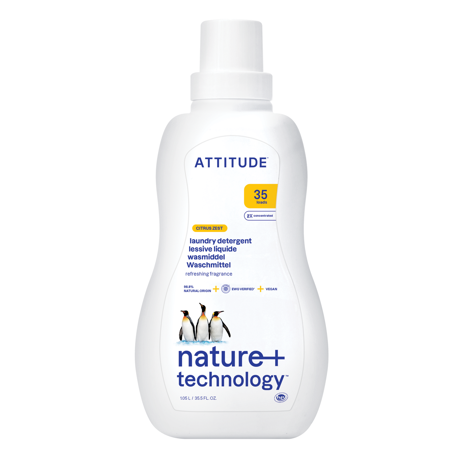 Attitude Laundry Detergent Citrus Zest