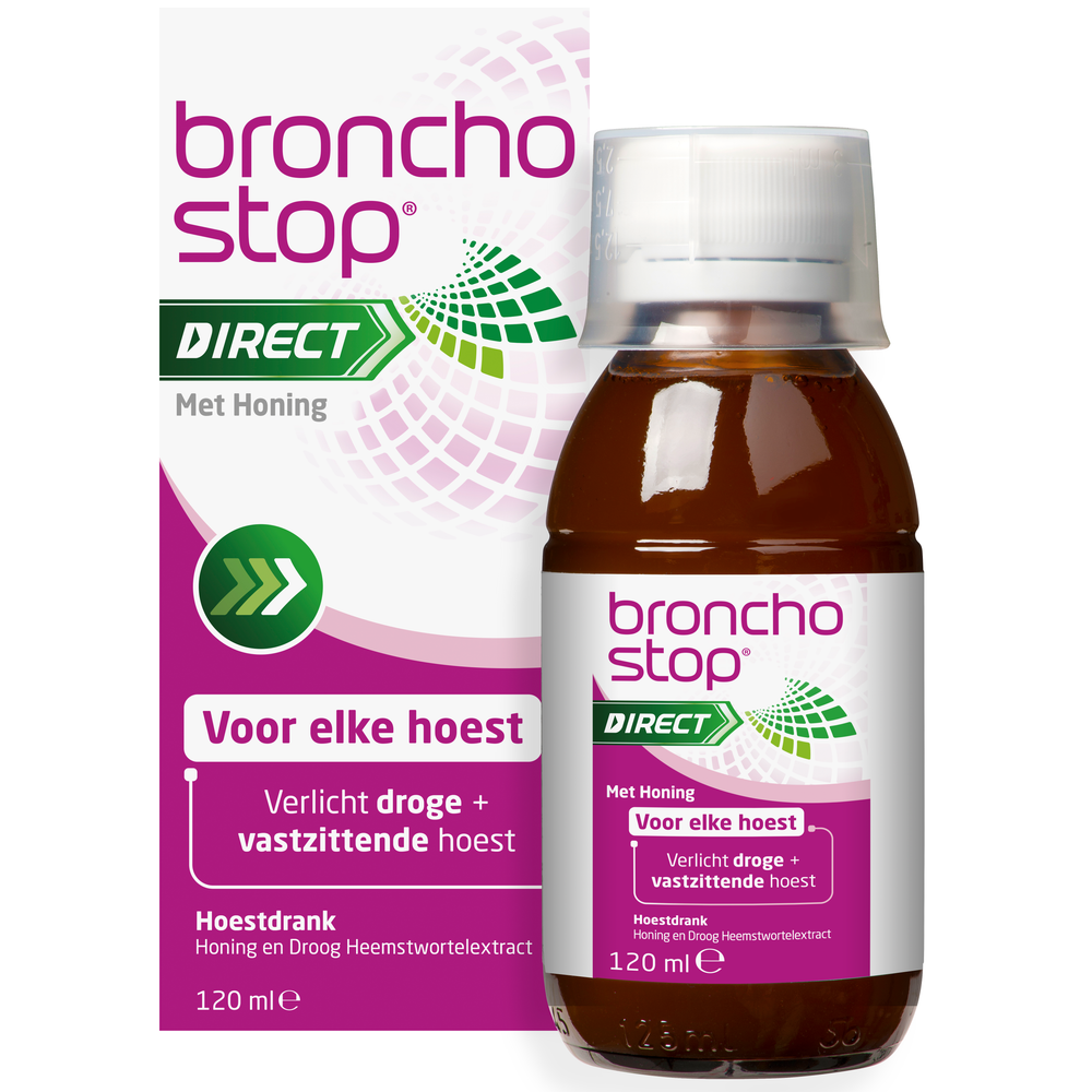 Bronchostop Direct met Honing Hoestdrank