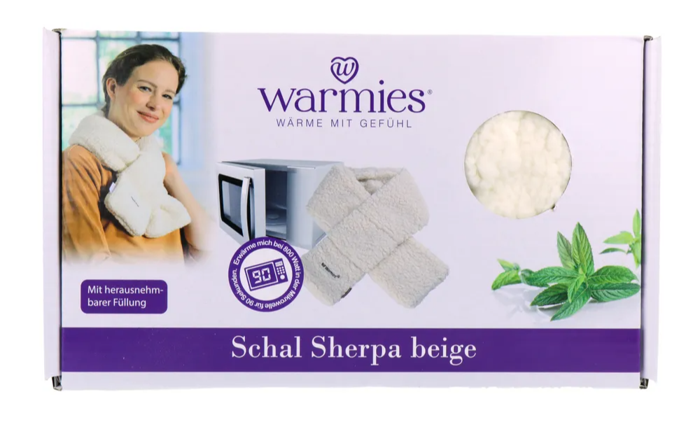 Warmies Warmte Shawl Sherpa Beige