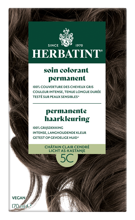 Herbatint Permanente Haarkleuring 5C Licht As-Kastanje