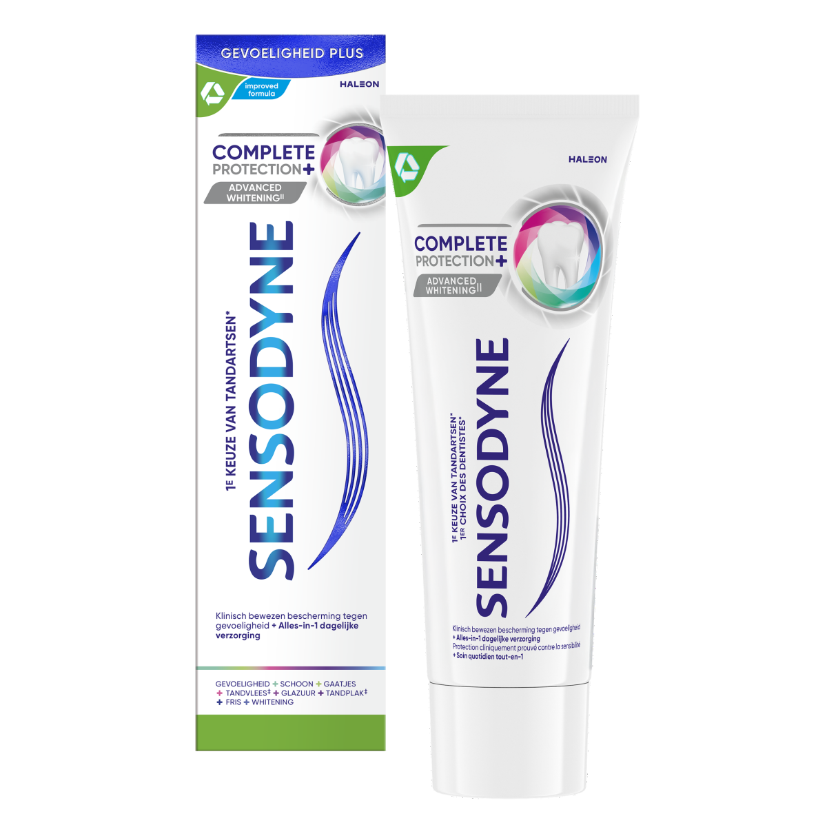 Sensodyne Complete Protection Advanced Whitening Tandpasta