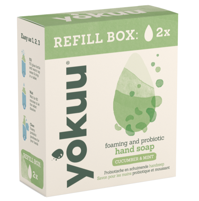 Yokuu Handzeep Cucumber Mint Refill Box