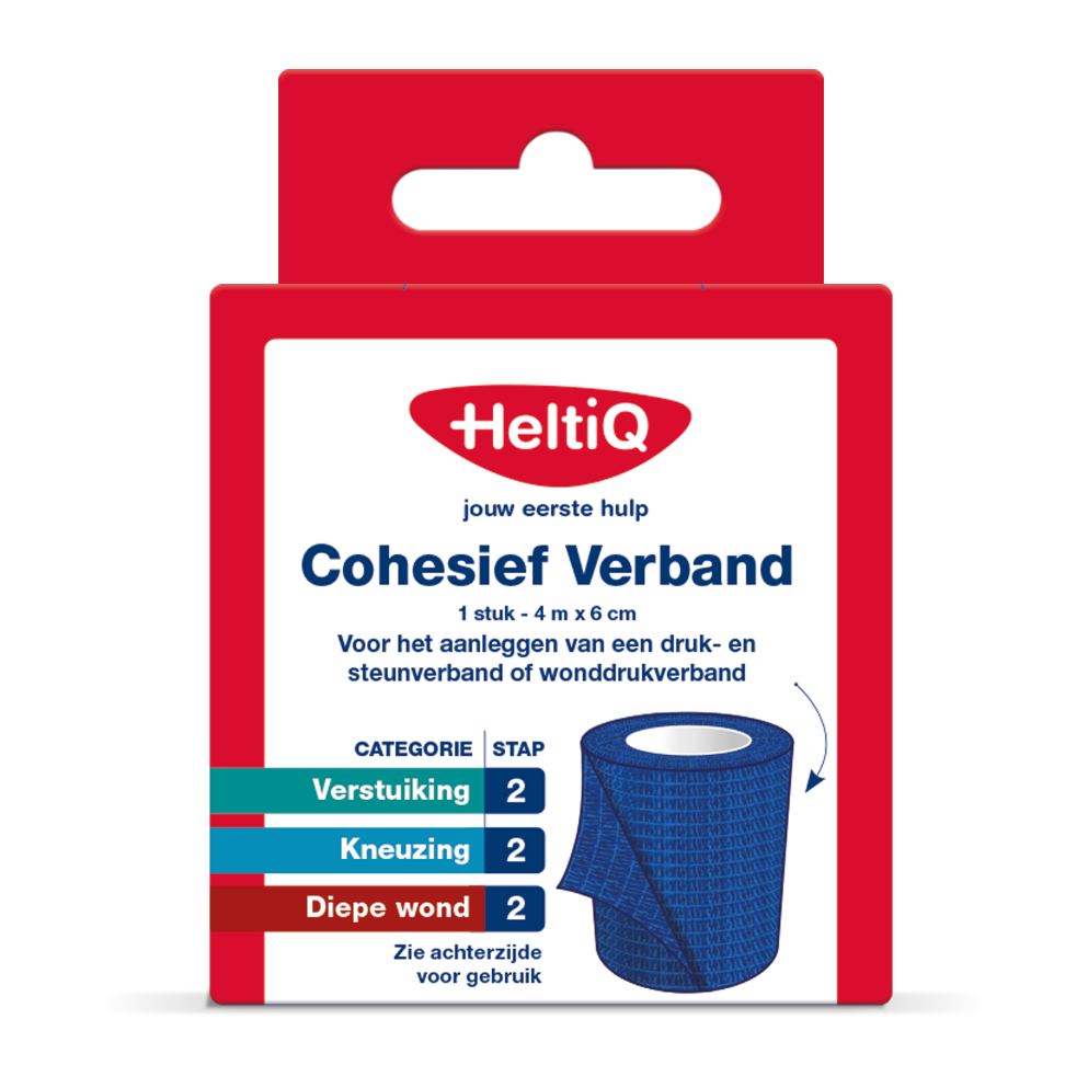 HeltiQ Cohesief Verband 4mx6cm