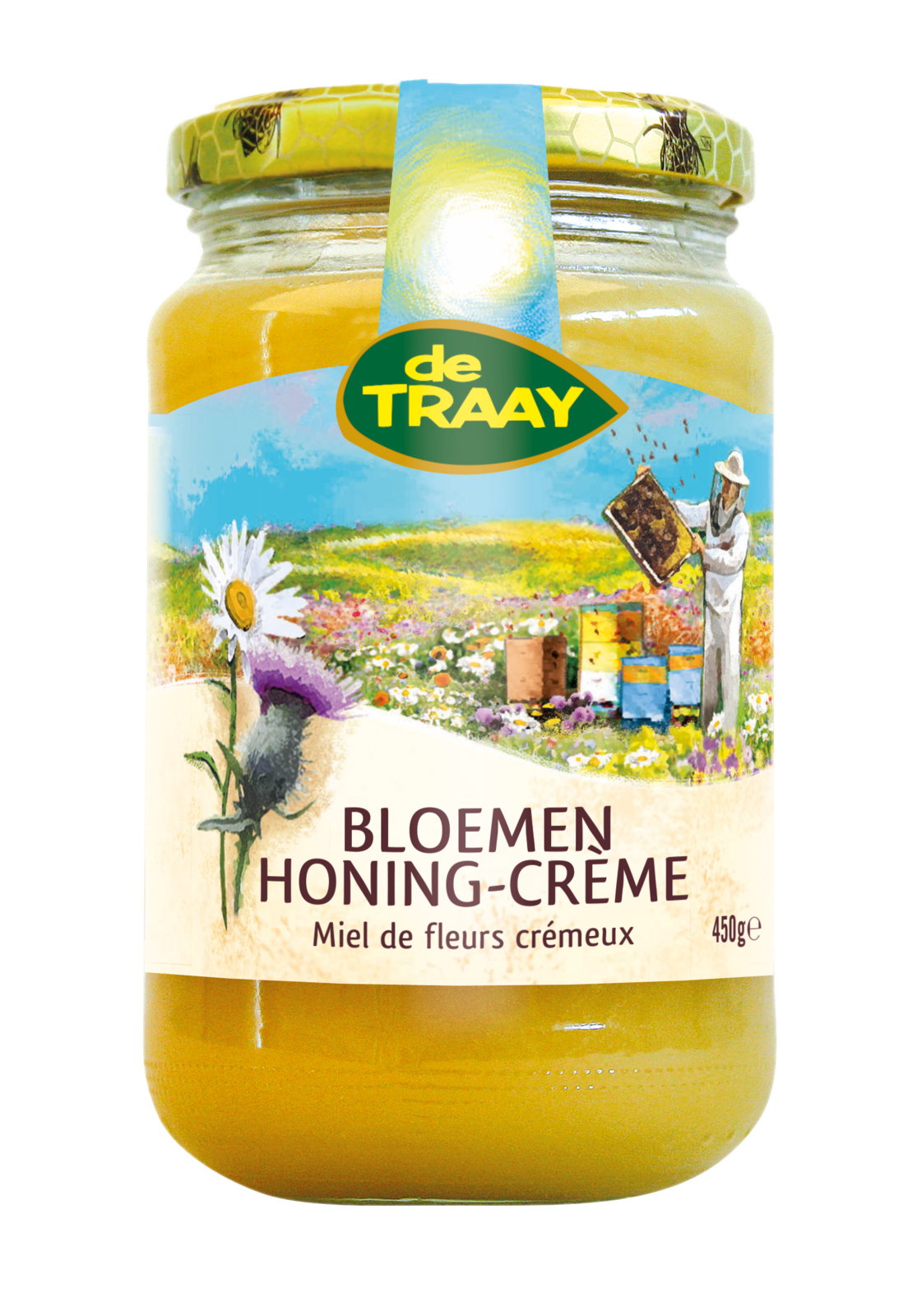 De Traay Bloemenhoning Crème