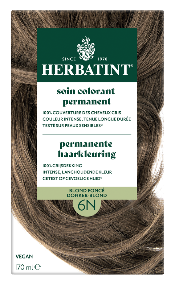 Herbatint Permanente Haarkleuring 6N Donker-Blond