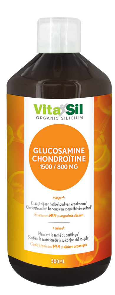 Vitasil Glucosamine Chondroïtine 1500/800 MG – Kraakbeen en bindweefsel -