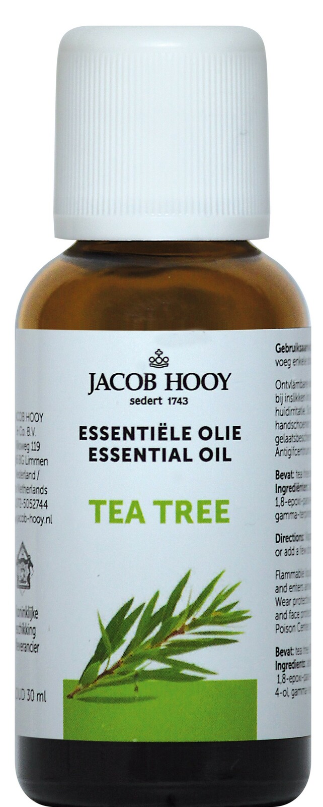 Jacob Hooy Essentiële Olie Tea Tree