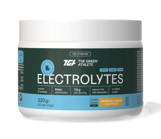 The Green Athlete Elektrolytes Orange & Lemon Poeder
