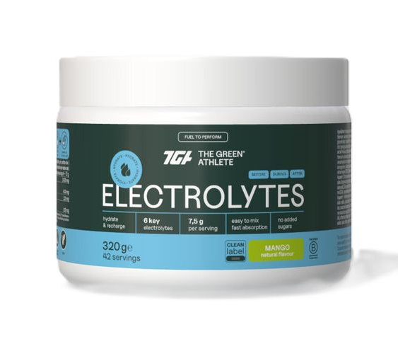 The Green Athlete Elektrolytes Mango Poeder